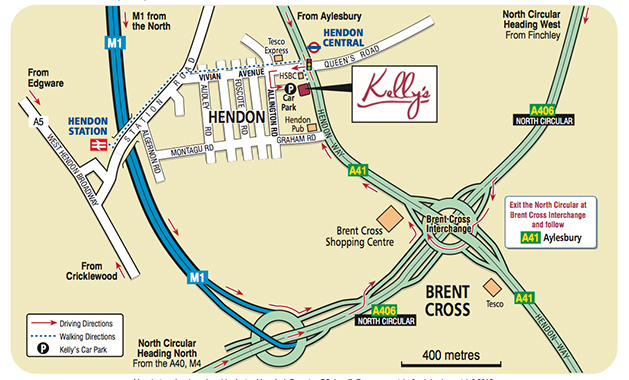 Location Map Hendon