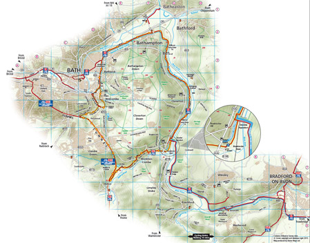 Bath Cycle Map